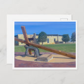 Jesus fällt zum zweiten Mal Postkarte (Vorne/Hinten)