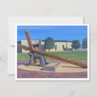 Jesus fällt zum zweiten Mal Postkarte