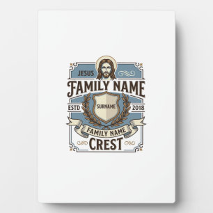 Jesus Familienname Wappen Jesus Familienname Wappe Fotoplatte
