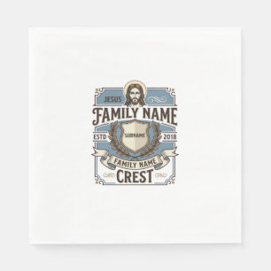 Jesus Familienname Wappen Jesus Familienname Wappe Serviette