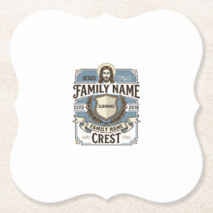 Jesus Familienname Wappen Jesus Familienname Wappe Untersetzer