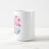 Jesus Fan mit Flamingo-Kaffeetasse Kaffeetasse (Mittel)