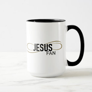 Jesus Fan mit schlauer Kaffee-Tasse Tasse