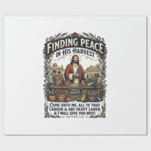 Jesus Farmers Market Handgefertigtes Lebensmittel  Geschenkpapier