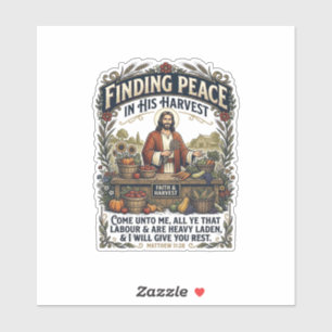 Jesus Farmers Market Handmade Food Grafik T-Shirt  Aufkleber