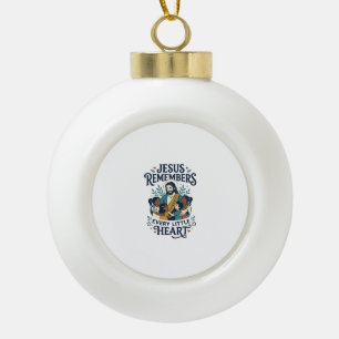 Jesus Fehlgeburt Trost Heilung T-Shirt Inspirat Keramik Kugel-Ornament