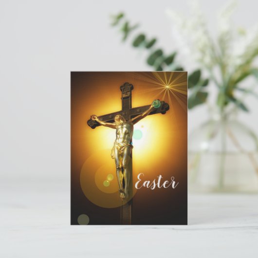 Jesus Feiertagspostkarte (Stehend Vorderseite)