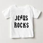 Jesus-Felsen Baby T-shirt (Vorderseite)