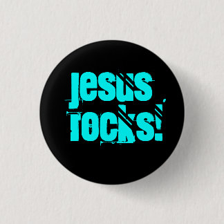 Jesus-Felsen! - Besonders angefertigt - besonders Button