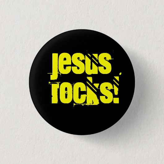 Jesus-Felsen! Button (Vorderseite)