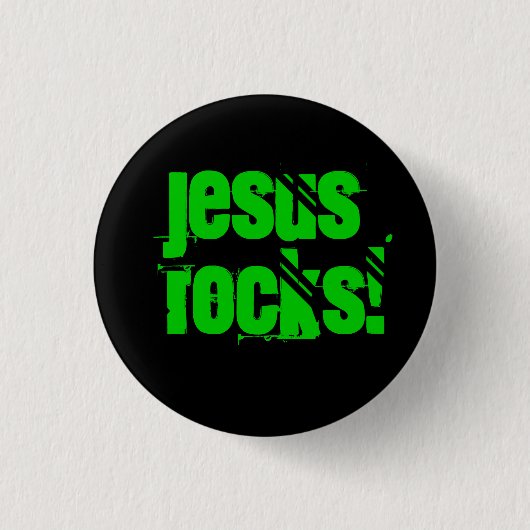 Jesus-Felsen! Button (Vorderseite)