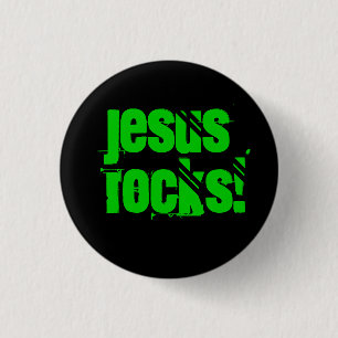 Jesus-Felsen! Button