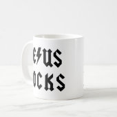 Jesus-Felsen Kaffeetasse (Vorderseite Links)