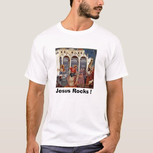 Jesus-Felsen! T-Shirt (Vorderseite)