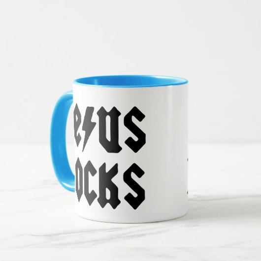 Jesus-Felsen Tasse (Vorderseite Links)