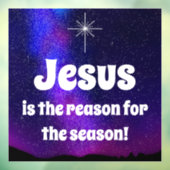 Jesus Fensteraufkleber (Blatt 3)