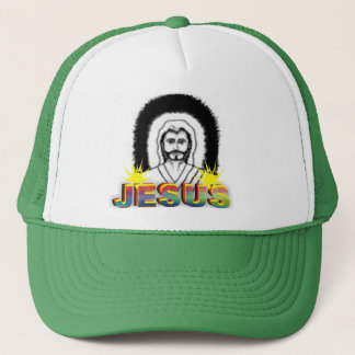 Jesus-Fernlastfahrer-Hut Truckerkappe