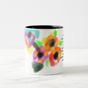 Jesus Festung Zweifarbige Tasse