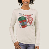 Jesus Fills My Cup Tri-Blend Shirt (Vorderseite)