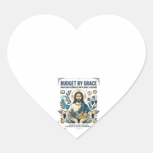 Jesus Financial Peace Schuld freies Reise-Shirt Ch Herz-Aufkleber
