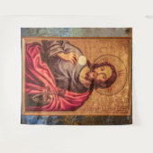 Jesus Fine Art Vintage Wandteppich (Vorderseite (Horizontal))