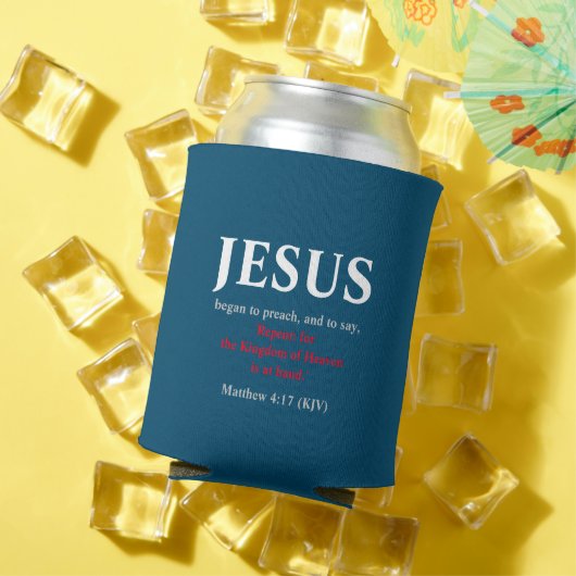 Jesus fing an zu predigen. Matthew 4:17 Dosenkühler (In Situ Sommer)