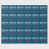 Jesus fing an zu predigen. Matthew 4:17 Geschenkpapier (Flach)