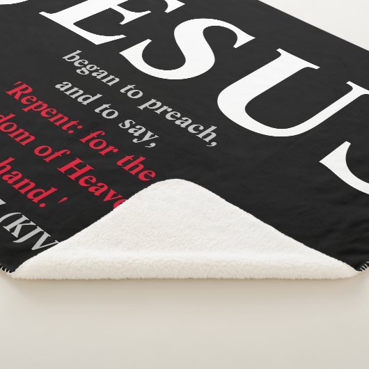 Jesus fing an zu predigen. Matthew 4:17 Sherpadecke (3/4)