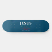 Jesus fing an zu predigen. Matthew 4:17 Skateboard (Horizontal)