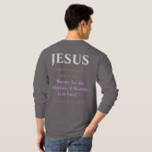 JESUS fing an zu predigen: Umkehren. Kupfer und we T-Shirt (Schwarz voll)