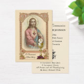 Jesus First Commune Katholische Gedenkkarte (Schreibtisch)