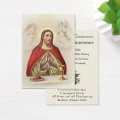 Jesus First Communitylic Catholic Remembrance Card (Schreibtisch)