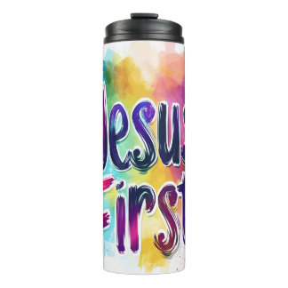 Jesus First Isotherme Flasche