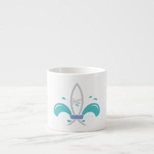 Jesus-Fisch Fleur De Lis Espressotasse