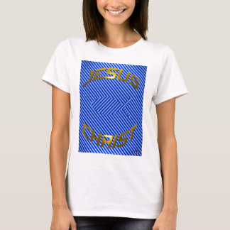 JESUS-Fisch-optische Täuschung T-Shirt