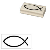 Jesus-Fisch-Symbol Gummistempel (Stempel)