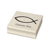 Jesus-Fisch-Symbol Gummistempel (Stempel)