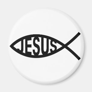 Jesus-Fisch-Symbol Magnet