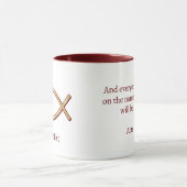 Jesus-Fisch-Symbol Tasse (Zentrum)