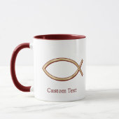 Jesus-Fisch-Symbol Tasse (Links)