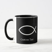 Jesus-Fisch-Symbol Tasse (Links)