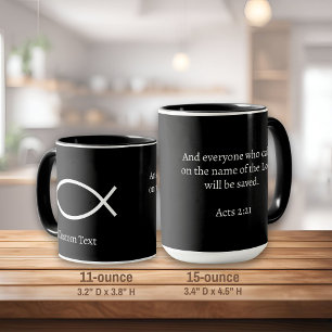 Jesus-Fisch-Symbol Tasse