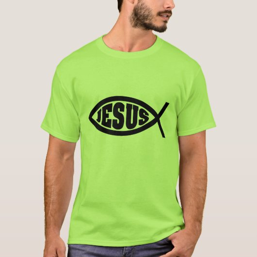 Jesus Fisch T-Shirt (Vorderseite)