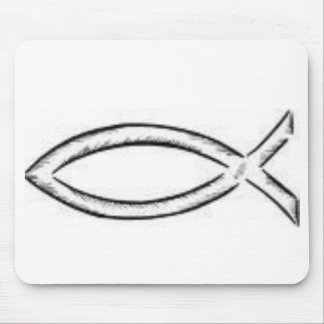 Jesus-Fische Mousepad