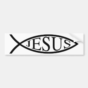 Jesus Fish Autoaufkleber