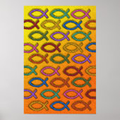 JESUS FISH DESIGN POSTER (Vorne)