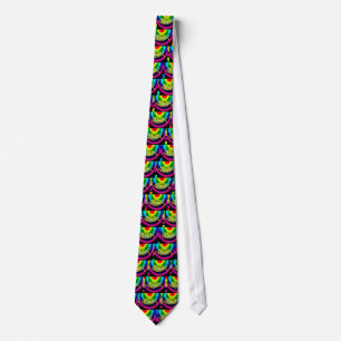 JESUS FISH ICHTHYS CHRIST RAINBOW KRAWATTE