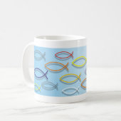Jesus Fish Kaffeetasse (Vorderseite Links)