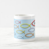 Jesus Fish Kaffeetasse (Mittel)