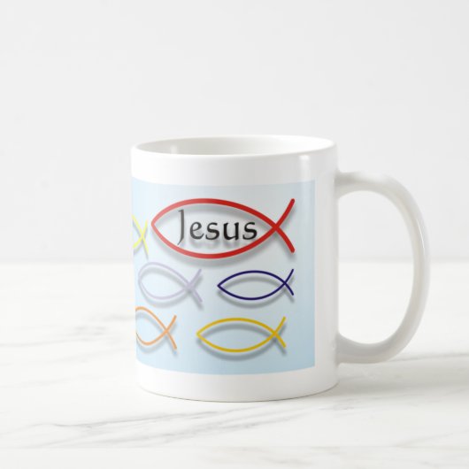 Jesus Fish Kaffeetasse (Rechts)